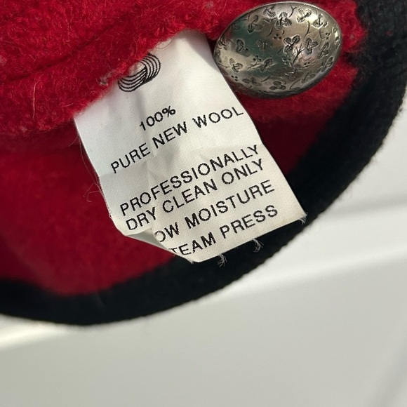 Vintage 100% Wool L.L. Bean Red Women's Vest - Picture 6 of 6